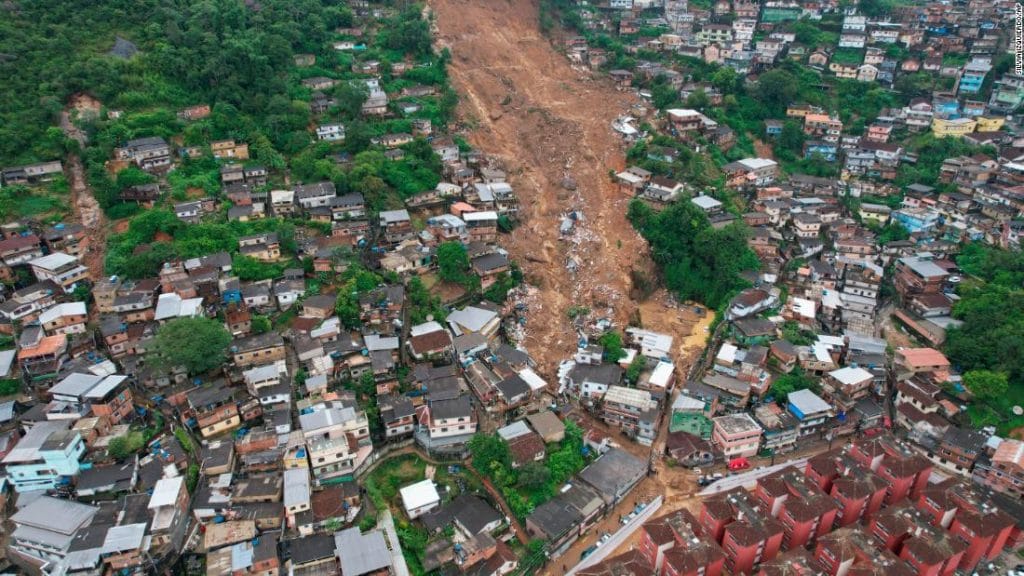 Landslides and floods in Brazil have killed at least 44 people