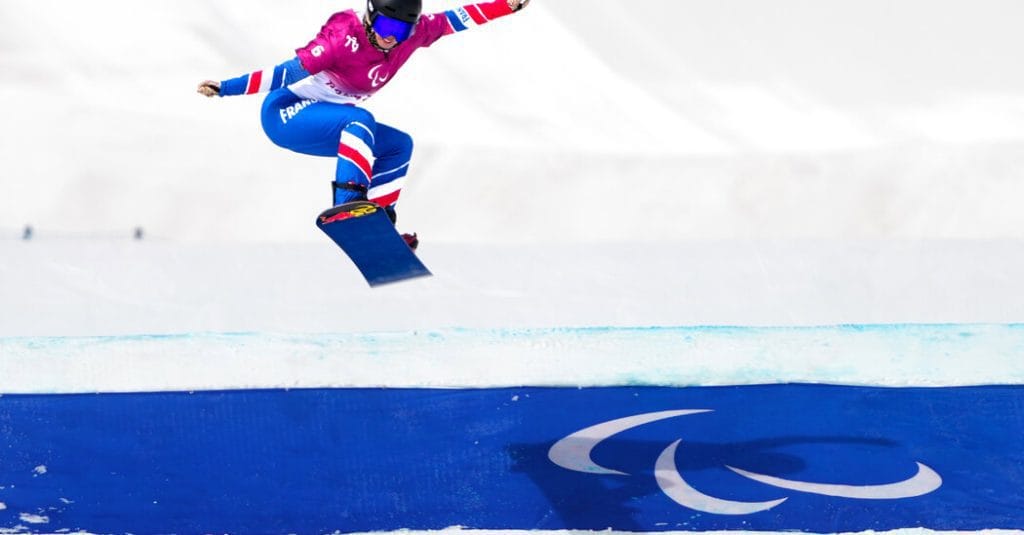 Snowboarders at the Paralympics You Didn't Want to Walk Around